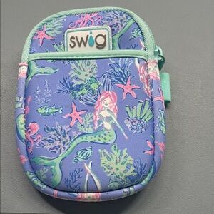 Swig Mermaid Water Bottle Pouch - Purple and Pink